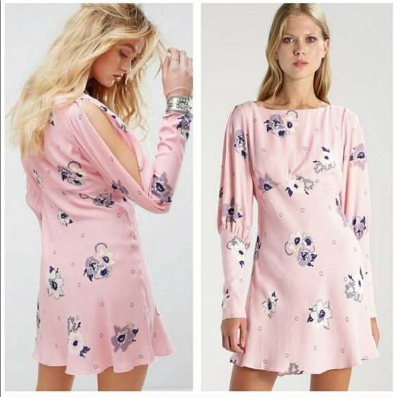 Free People Dresses & Skirts - Free People Rosebud Combo Pink Floral size 2